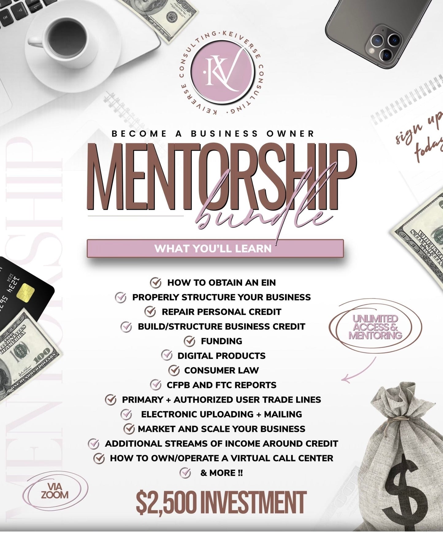 KVC BUSINESS OWNER MENTORSHIP♡